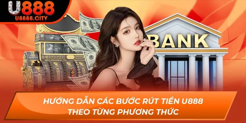 Rút Tiền U888 - Nhận Thưởng Dễ Dàng An Toàn Cho Hội Viên 2 Hướng dẫn các bước rút tiền U888 theo từng phương thức