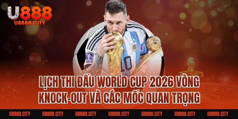 Lịch thi đấu World Cup 2026 chi tiết, chính xác từng trận 3 Lịch thi đấu World Cup 2026 vòng knock-out và các mốc quan trọng
