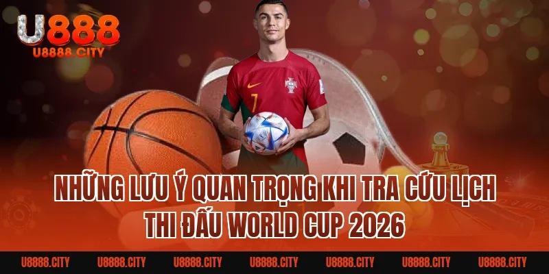 Lịch thi đấu World Cup 2026 chi tiết, chính xác từng trận 5 Những lưu ý quan trọng khi tra cứu Lịch thi đấu World Cup 2026