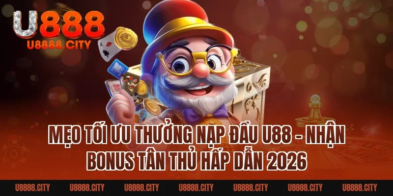 Thưởng Nạp Đầu U88 - Nhận Bonus Tân Thủ Hấp Dẫn 2026 4 Mẹo tối ưu Thưởng Nạp Đầu U88 - Nhận Bonus Tân Thủ Hấp Dẫn 2026